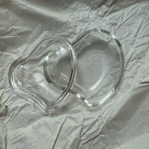 Tiffany & Co Glass Heart-Shaped Box with original gift box and bag